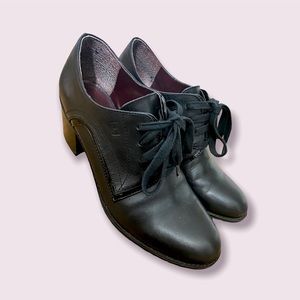 Black Tommy Hilfiger Lace Up Heels